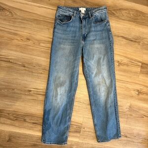 H&M Light Blue Straight Leg Jeans